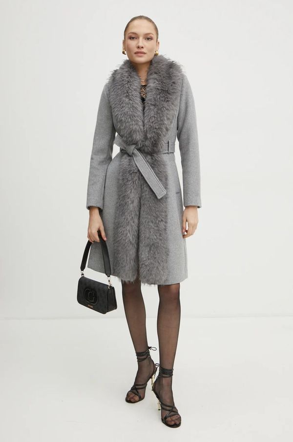 Marciano Guess Vuneni kaput Marciano Guess VALERIE boja: siva, za prijelazno razdoblje, 4BGL09 9957Z