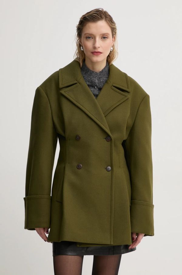 Remain Vuneni kaput Remain 0 boja: zelena, za prijelazno razdoblje, kopčanje u dva reda, 502457