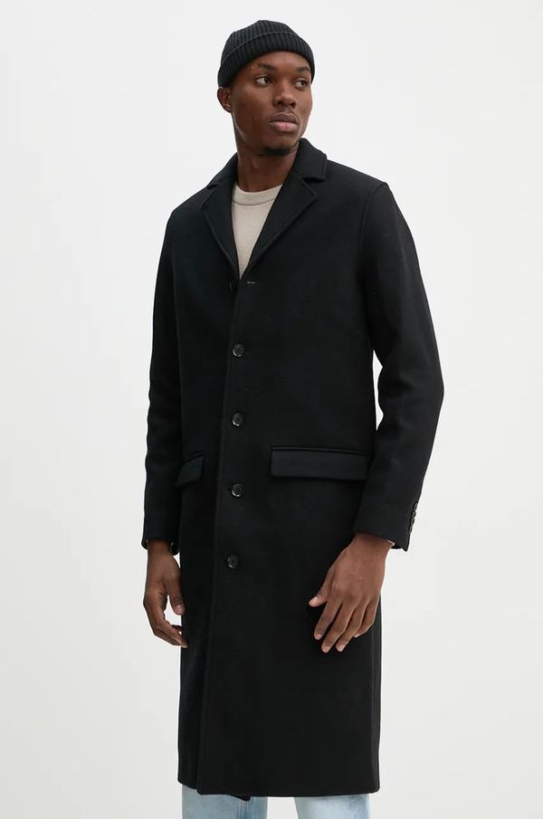 Samsoe Samsoe Vuneni kaput Samsoe Samsoe SATESFA boja: crna, za prijelazno razdoblje, M24300090