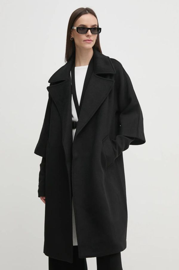 Tiffi Vuneni kaput Tiffi boja: crna, za prijelazno razdoblje, bez zakopčavanja, 228090 GRACE