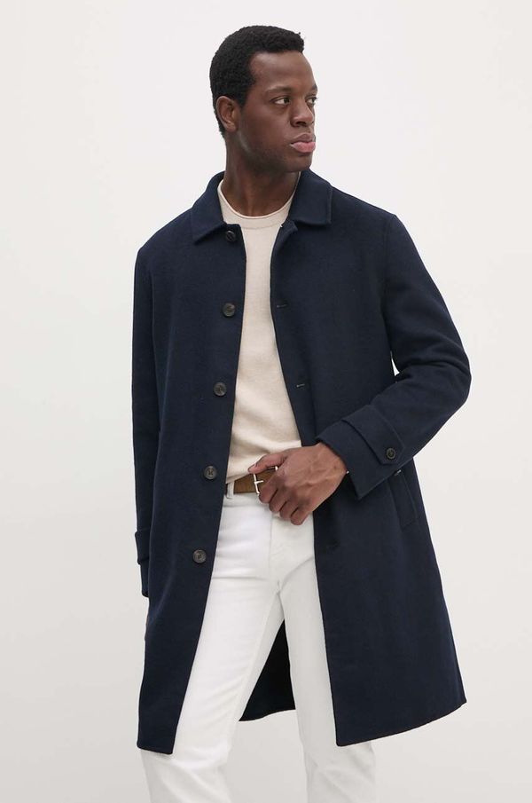 Tommy Hilfiger Vuneni kaput Tommy Hilfiger boja: tamno plava, za prijelazno razdoblje, MW0MW37395