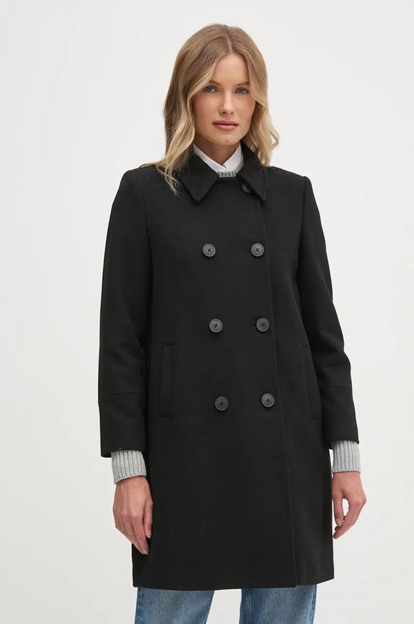 United Colors of Benetton Vuneni kaput United Colors of Benetton boja: crna, za prijelazno razdoblje, kopčanje u dva reda, 2O9VDN064