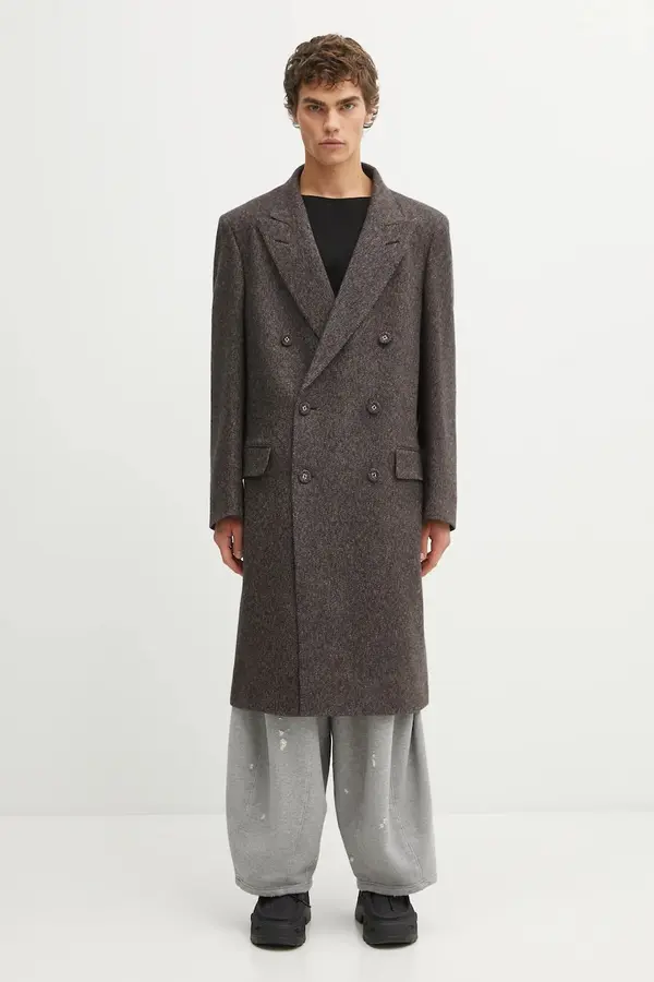 Wales Bonner Vuneni kaput Wales Bonner Mayfair Coat