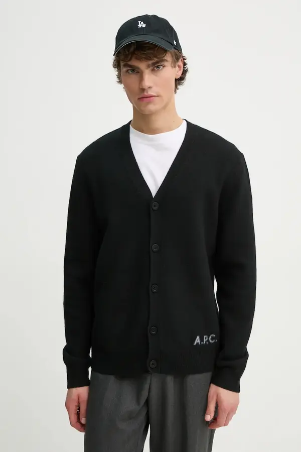 A.P.C. Vuneni kardigan A.P.C. kenny boja: crna, WVBDK.H22305