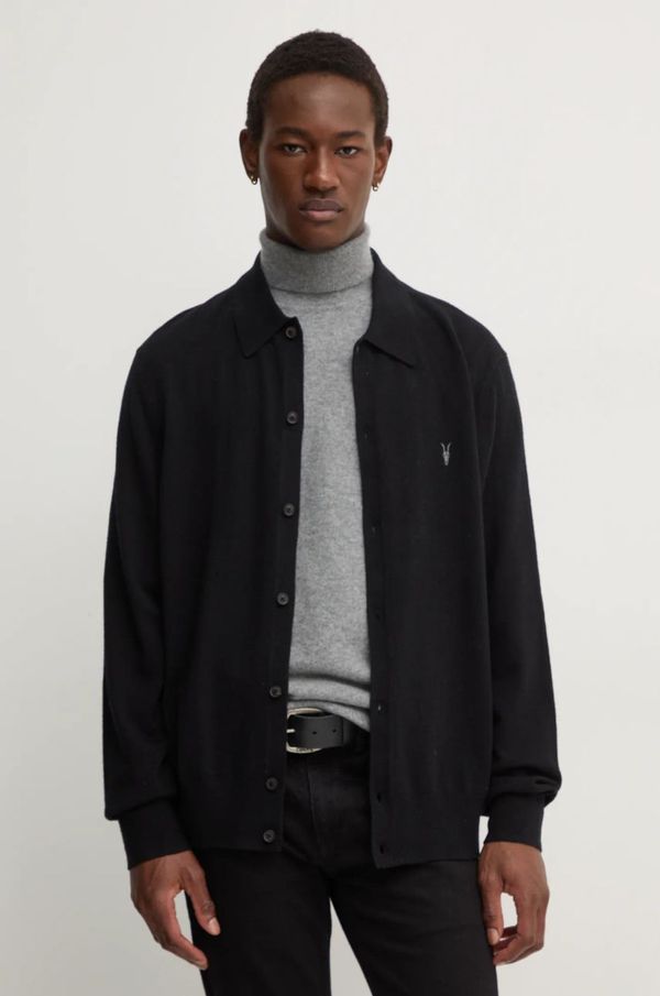 AllSaints Vuneni kardigan AllSaints KILBURN boja: crna, M088KB