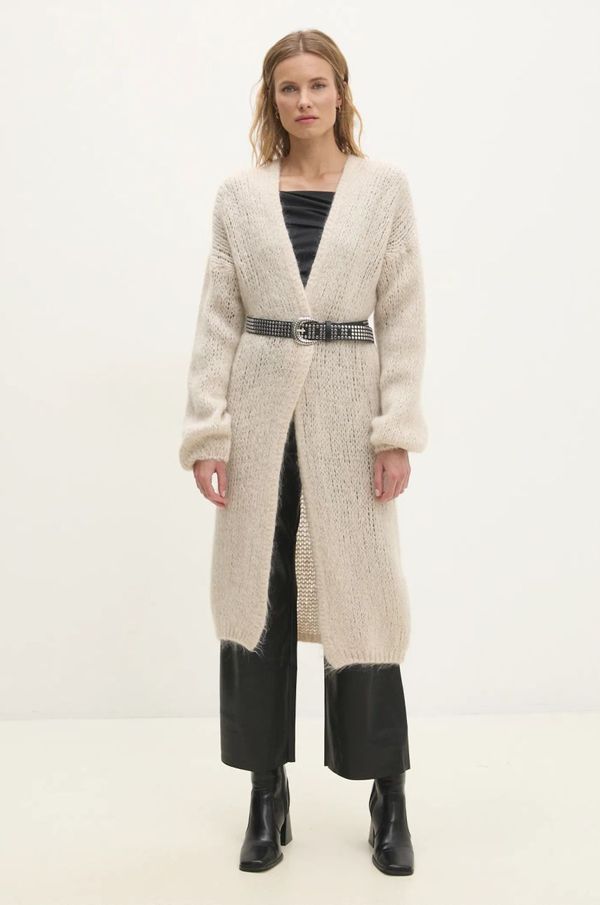 Answear Lab Vuneni kardigan Answear Lab boja: bež