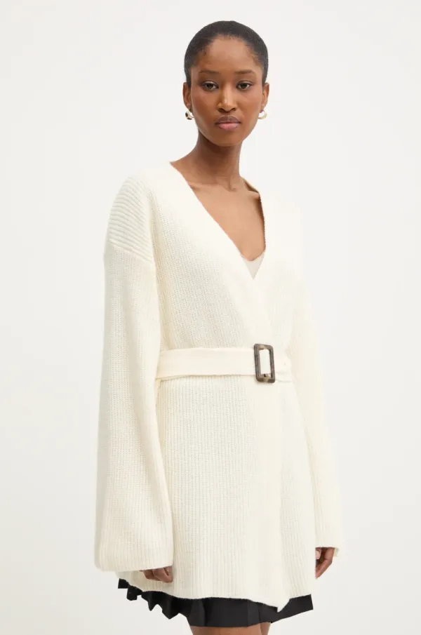 Answear Lab Vuneni kardigan Answear Lab boja: bež