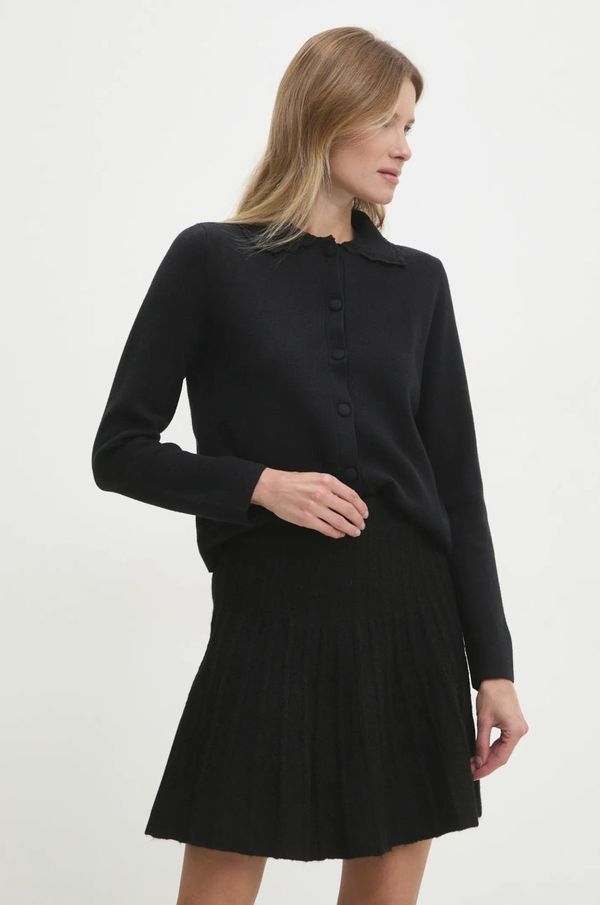 Answear Lab Vuneni kardigan Answear Lab boja: crna