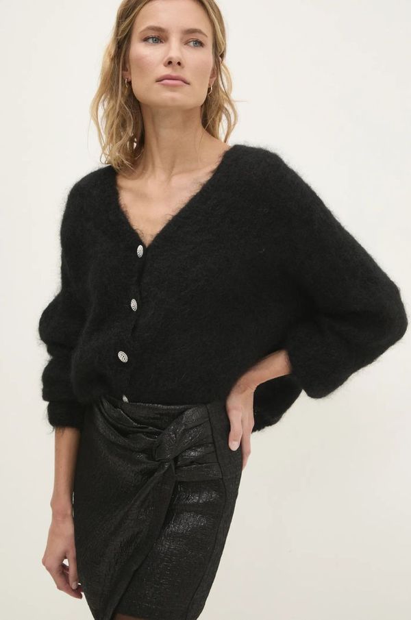 Answear Lab Vuneni kardigan Answear Lab boja: crna