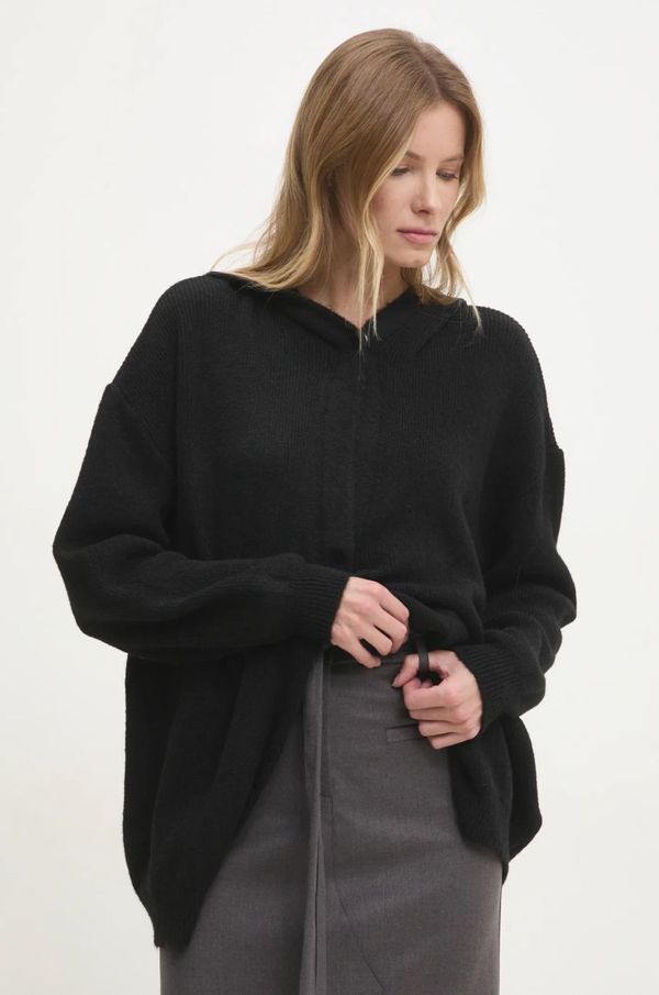 Answear Lab Vuneni kardigan Answear Lab boja: crna