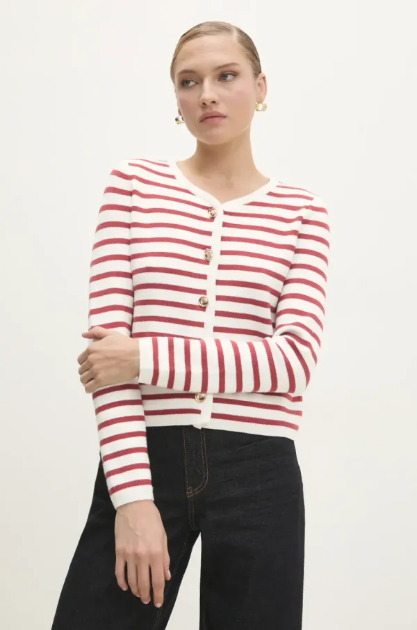 Answear Lab Vuneni kardigan Answear Lab boja: crvena, lagani