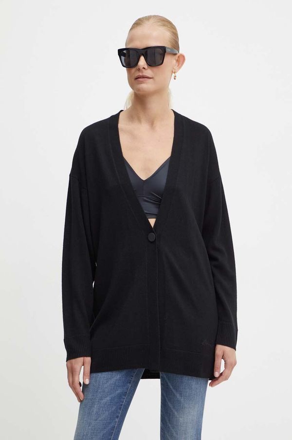 Armani Exchange Vuneni kardigan Armani Exchange boja: crna, lagani, 6DYE1J YME3Z