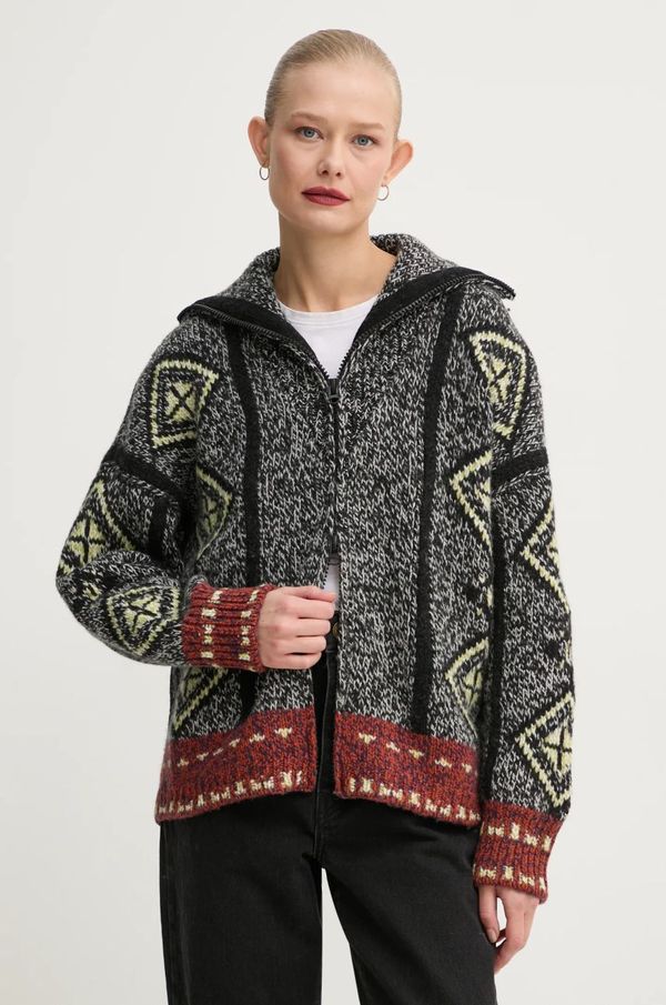 BA&SH Vuneni kardigan BA&SH boja: crna, 1H24INAC