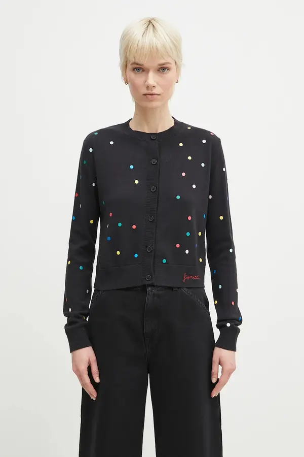 Fiorucci Vuneni kardigan Fiorucci Confetti Dot Print Logo