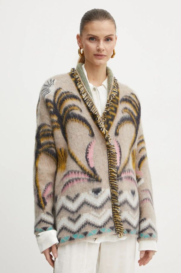 Forte Forte Vuneni kardigan Forte Forte boja: bež, 13365_my knit