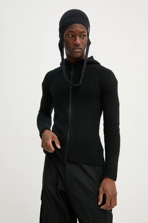HELIOT EMIL Vuneni kardigan Heliot Emil boja: crna, lagani, AW24.W.07.066.BLK01