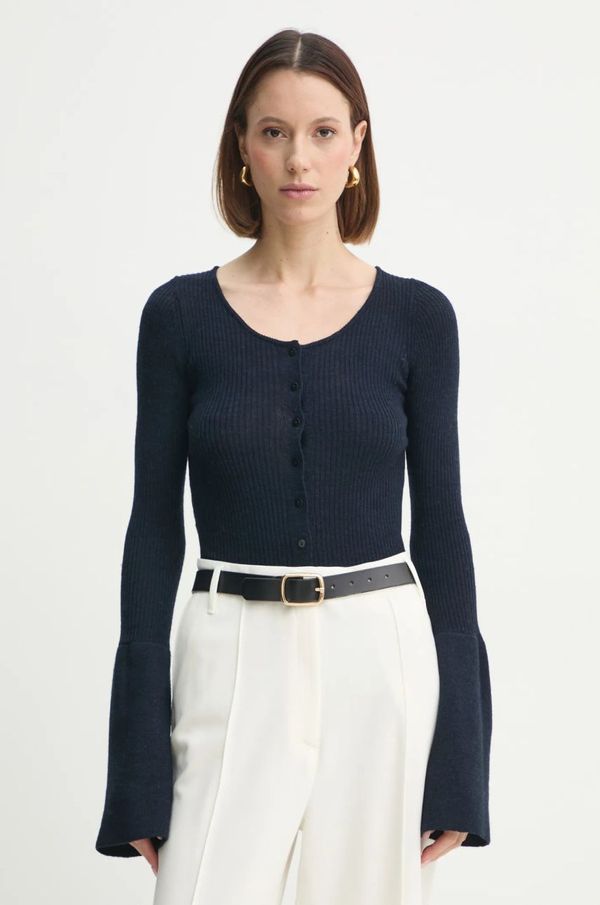 Herskind Vuneni kardigan Herskind Liw boja: tamno plava, lagani, 5434825