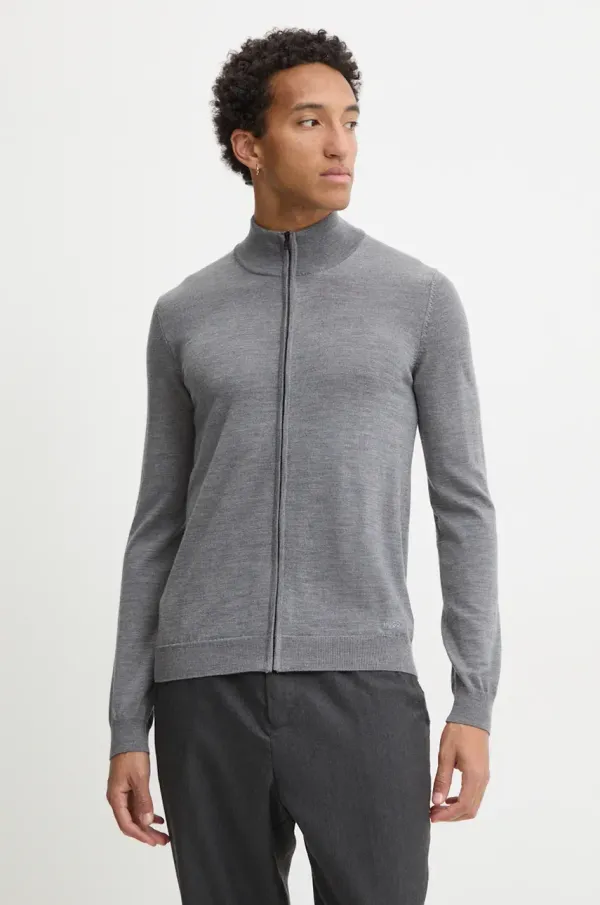 HUGO Vuneni kardigan HUGO boja: crna