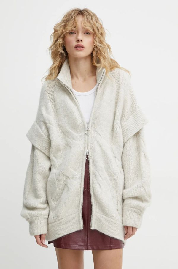 IRO Vuneni kardigan IRO boja: bež, topli, WM12FONA
