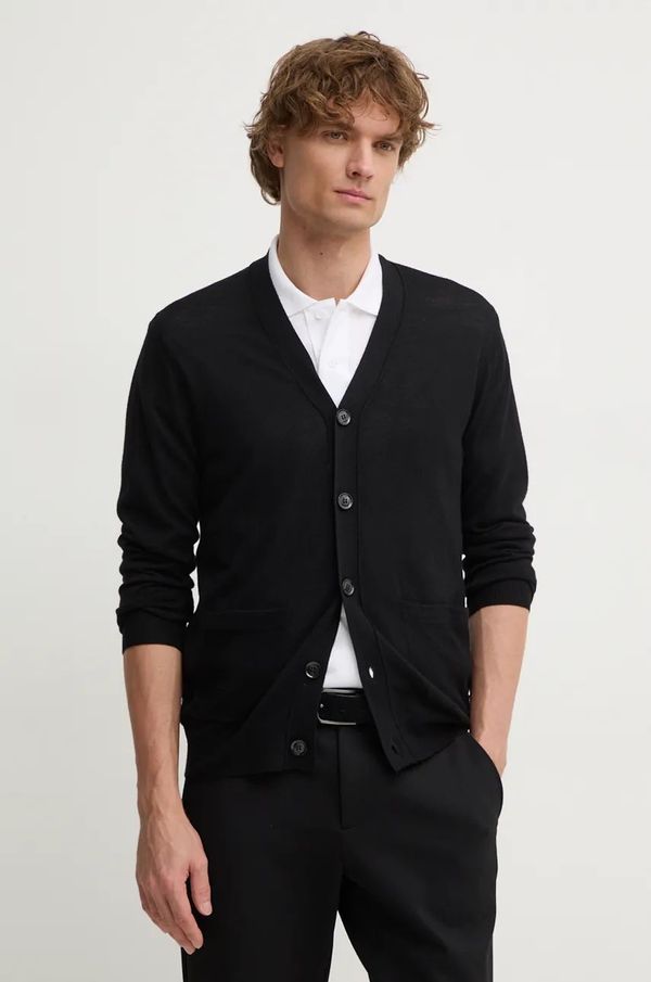 Liu Jo Vuneni kardigan Liu Jo boja: crna, QF4005 MA27P