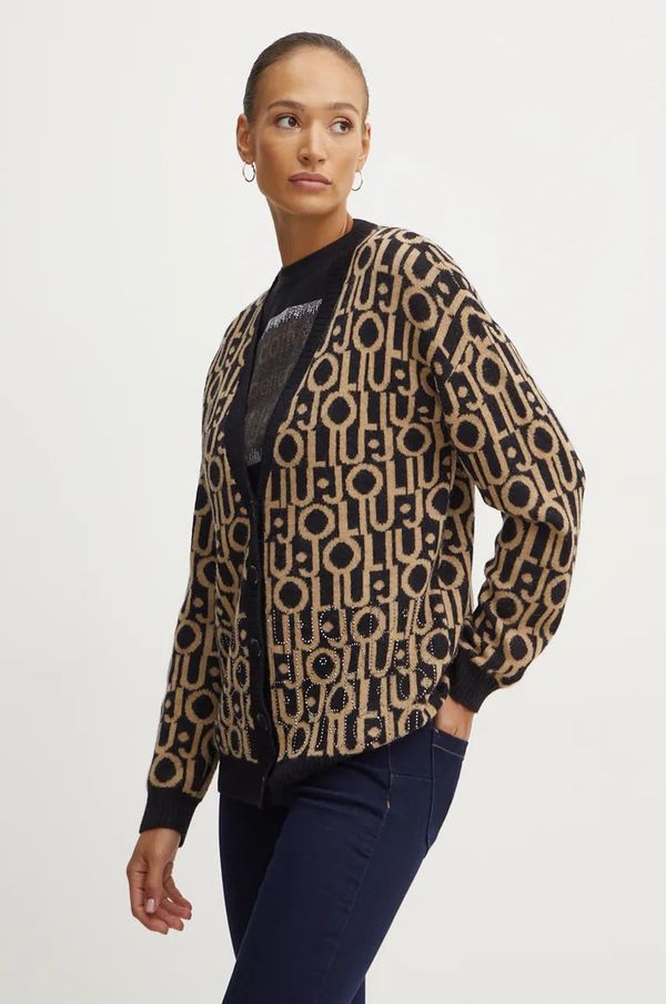 Liu Jo Vuneni kardigan Liu Jo boja: crna, WF4460 MA30P