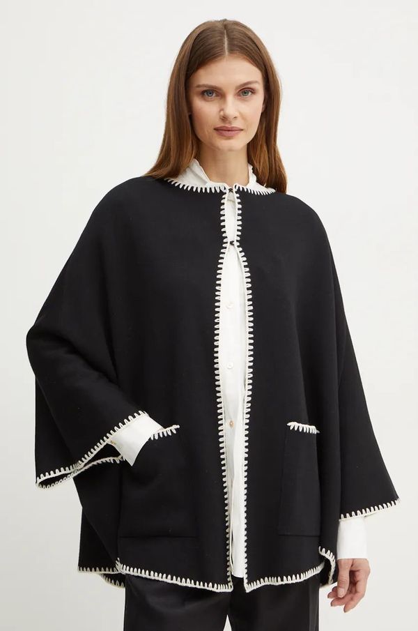 Luisa Spagnoli Vuneni kardigan Luisa Spagnoli MEGLIO boja: crna, lagani, 58467