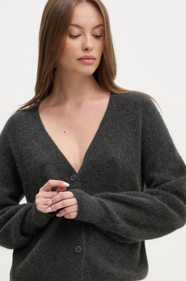 Mos Mosh Vuneni kardigan Mos Mosh boja: siva, lagani