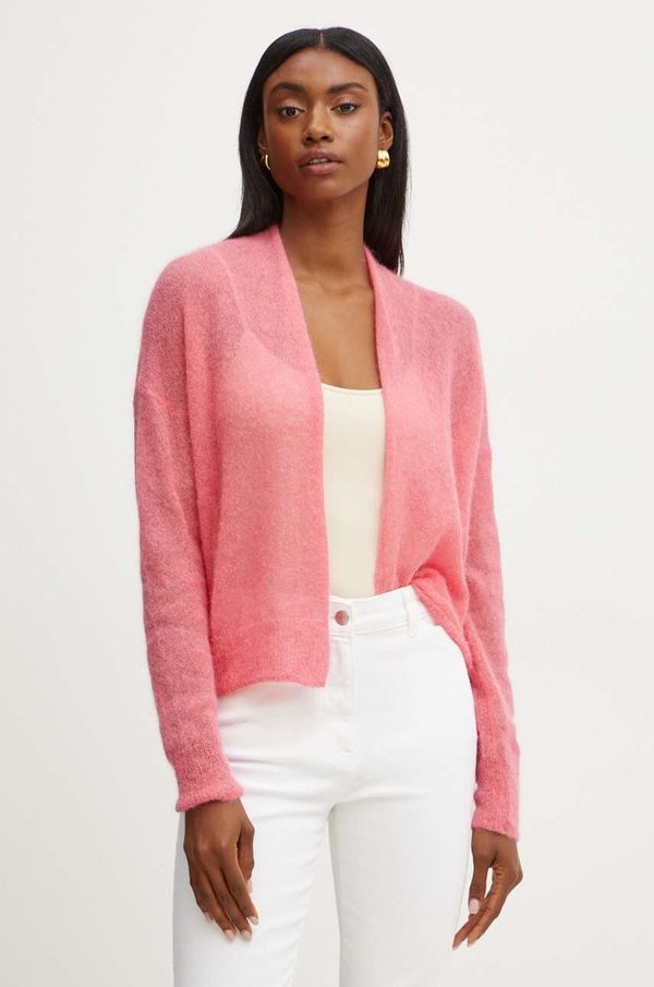 Pinko Vuneni kardigan Pinko boja: ružičasta, lagani, 104088 A23O