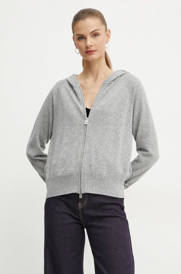 Pinko Vuneni kardigan Pinko boja: siva, lagani, 104317 A271