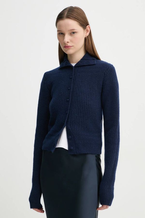 Remain Vuneni kardigan Remain boja: tamno plava, 5026661566