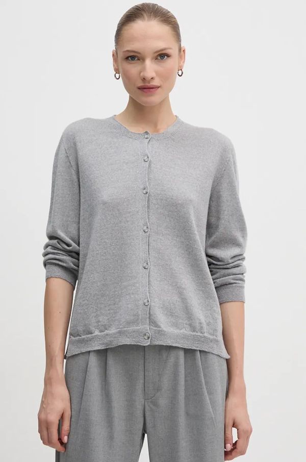 Sandro Ferrone Vuneni kardigan Sandro Ferrone boja: siva, lagani, SFS69YBEQUAD