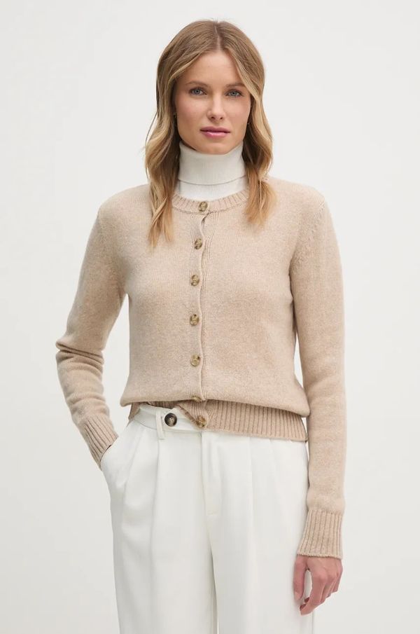 United Colors of Benetton Vuneni kardigan United Colors of Benetton boja: bež, 103ME500L