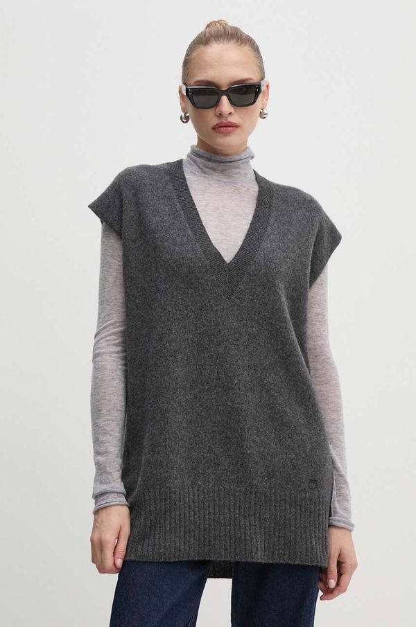 Pinko Vuneni prsluk Pinko boja: siva, 104051 A22U