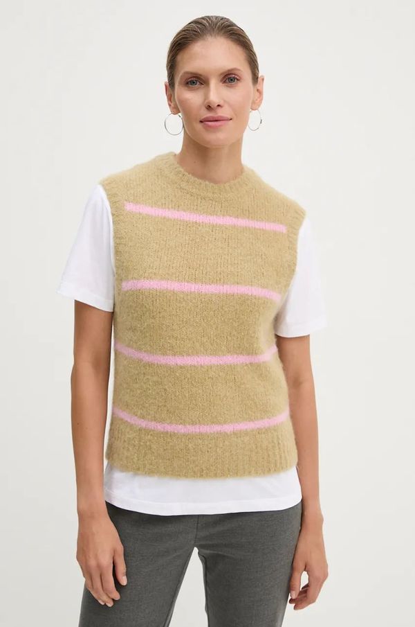 Samsoe Samsoe Vuneni prsluk Samsoe Samsoe SAJOAN boja: bež, F24300053