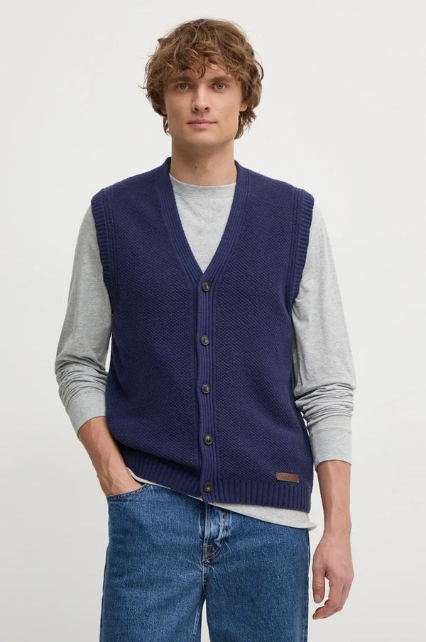 United Colors of Benetton Vuneni prsluk United Colors of Benetton boja: tamno plava, 1344U601H