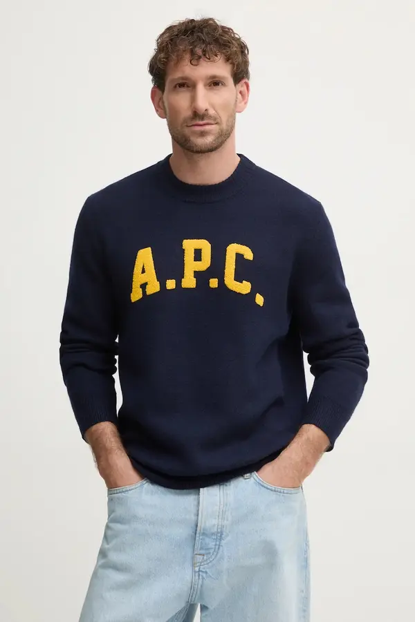A.P.C. Vuneni pulover A.P.C. pull joshua