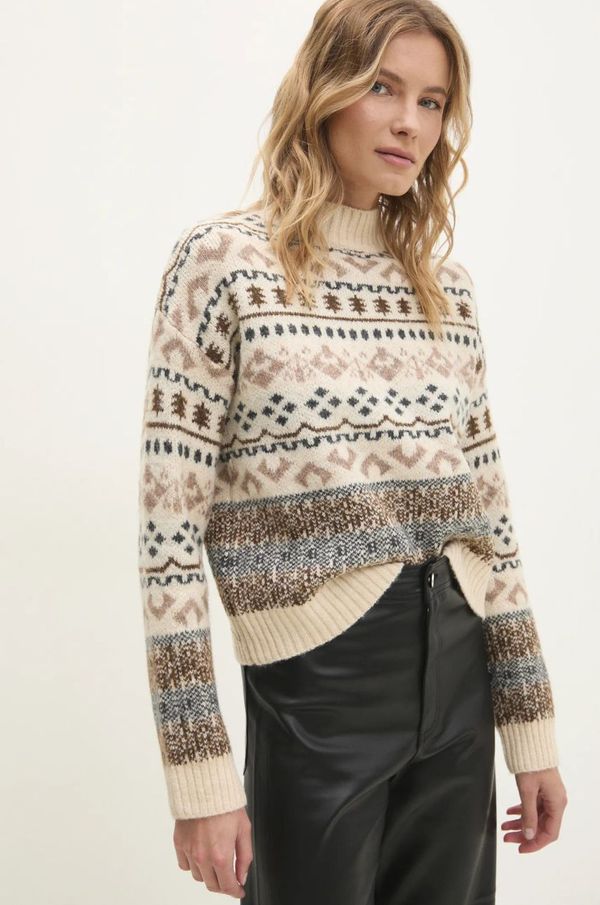 Answear Lab Vuneni pulover Answear Lab boja: bež, lagani