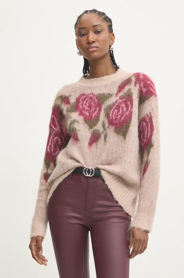 Answear Lab Vuneni pulover Answear Lab boja: bež, lagani