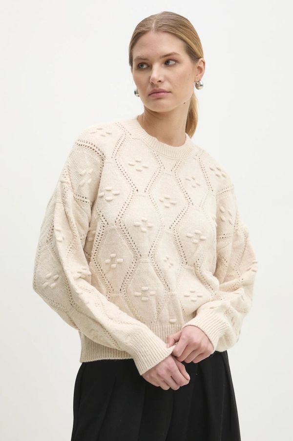 Answear Lab Vuneni pulover Answear Lab boja: bež