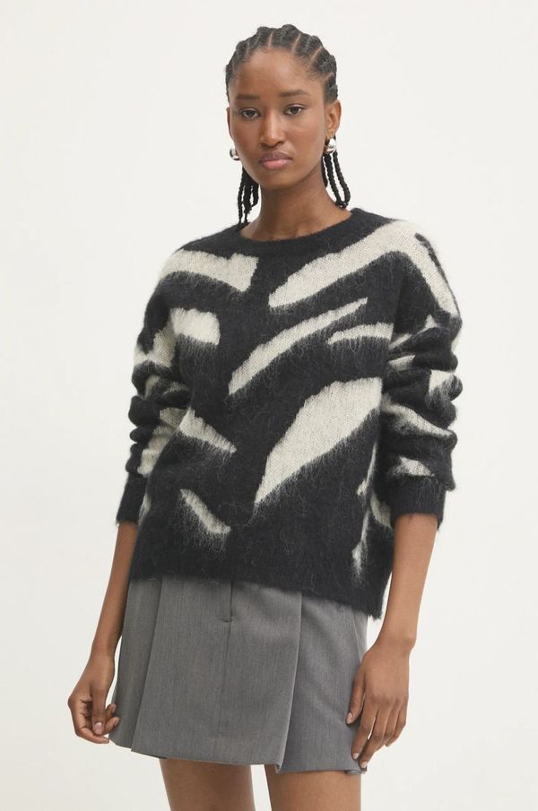 Answear Lab Vuneni pulover Answear Lab boja: crna