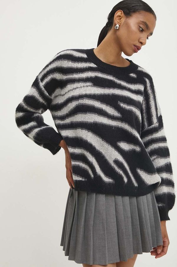 Answear Lab Vuneni pulover Answear Lab boja: crna