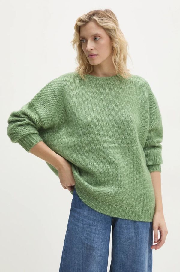Answear Lab Vuneni pulover Answear Lab boja: zelena