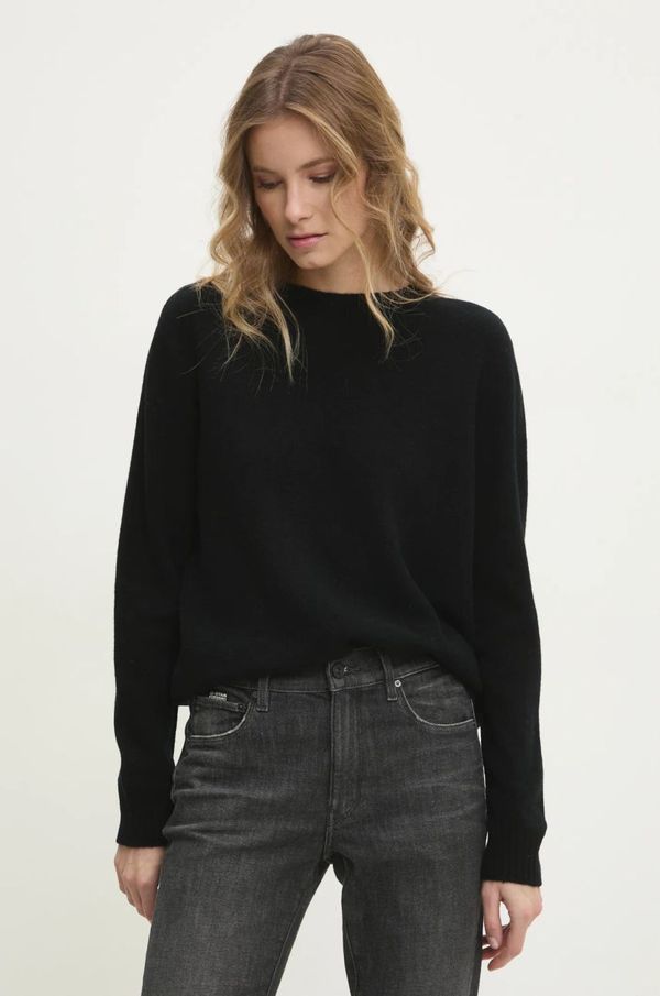 Answear Lab Vuneni pulover Answear Lab za žene, boja: crna, lagani