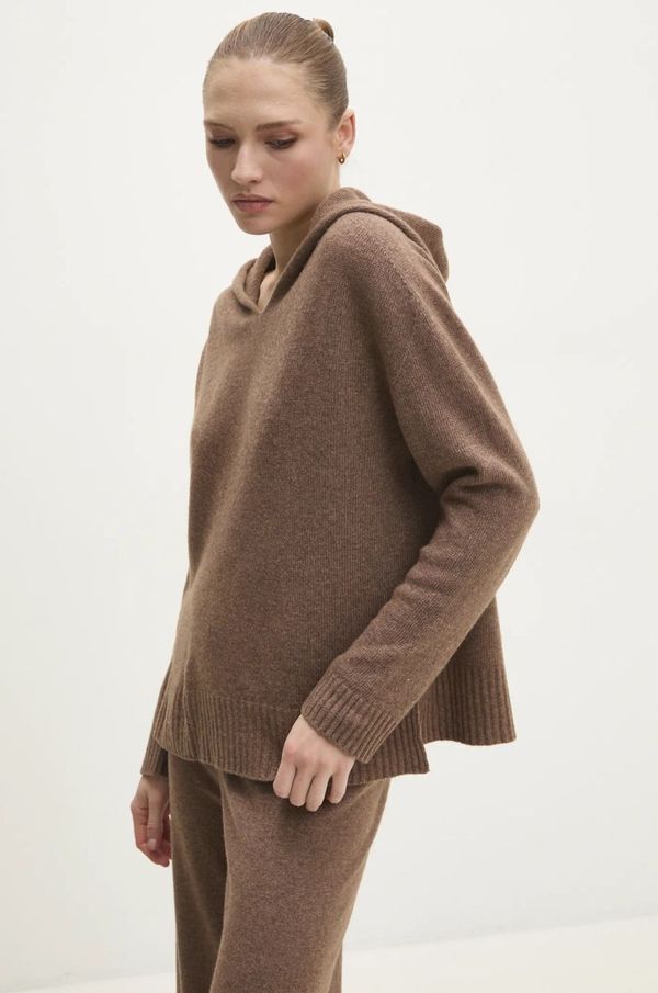 Answear Lab Vuneni pulover Answear Lab za žene, boja: smeđa