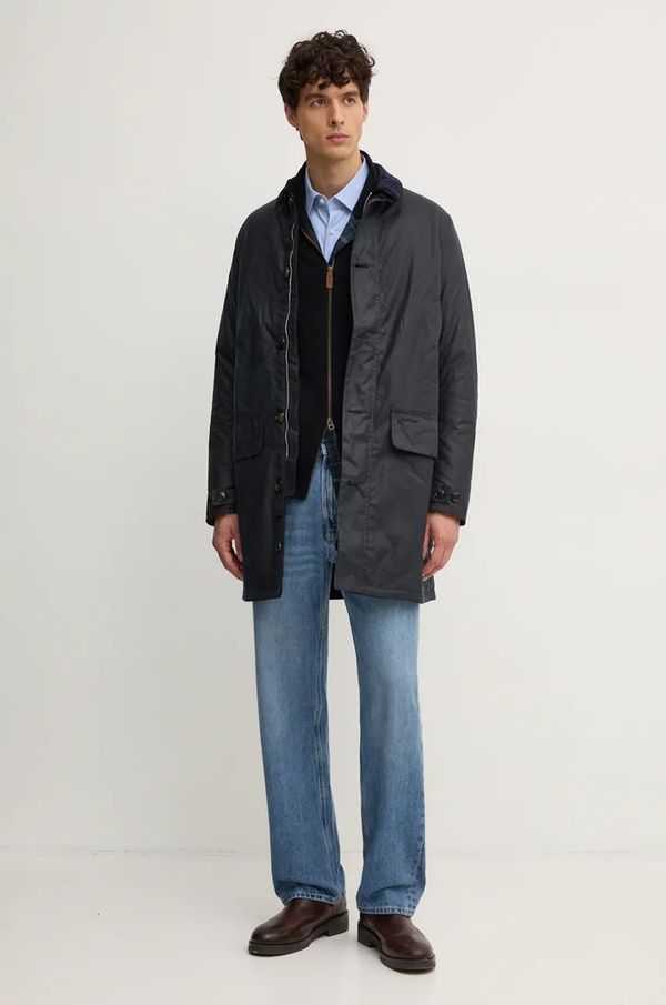 Barbour Vuneni pulover Barbour za muškarce, boja: crna, MKN1590