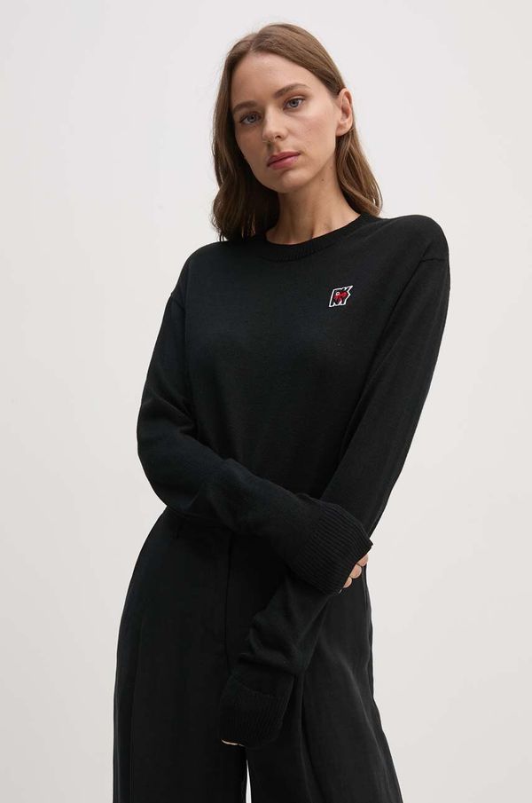 DKNY Vuneni pulover Dkny za žene, boja: crna, lagani, D2E4A116
