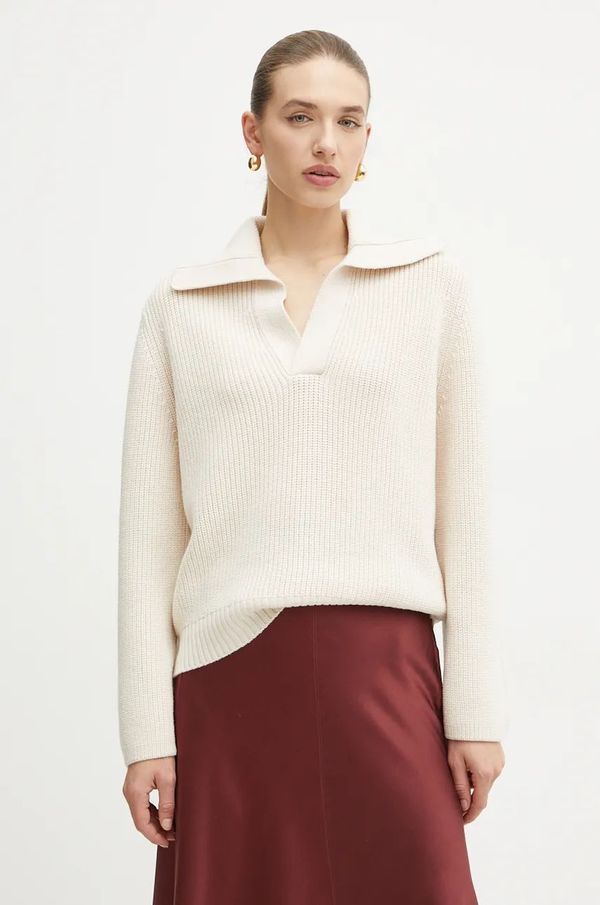 Forte Forte Vuneni pulover Forte Forte za žene, boja: bež, 13330_my knit