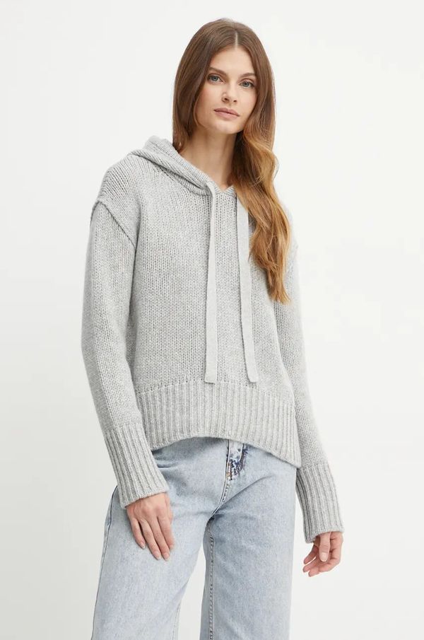 Forte Forte Vuneni pulover Forte Forte za žene, boja: siva, topli, 13337_my knit