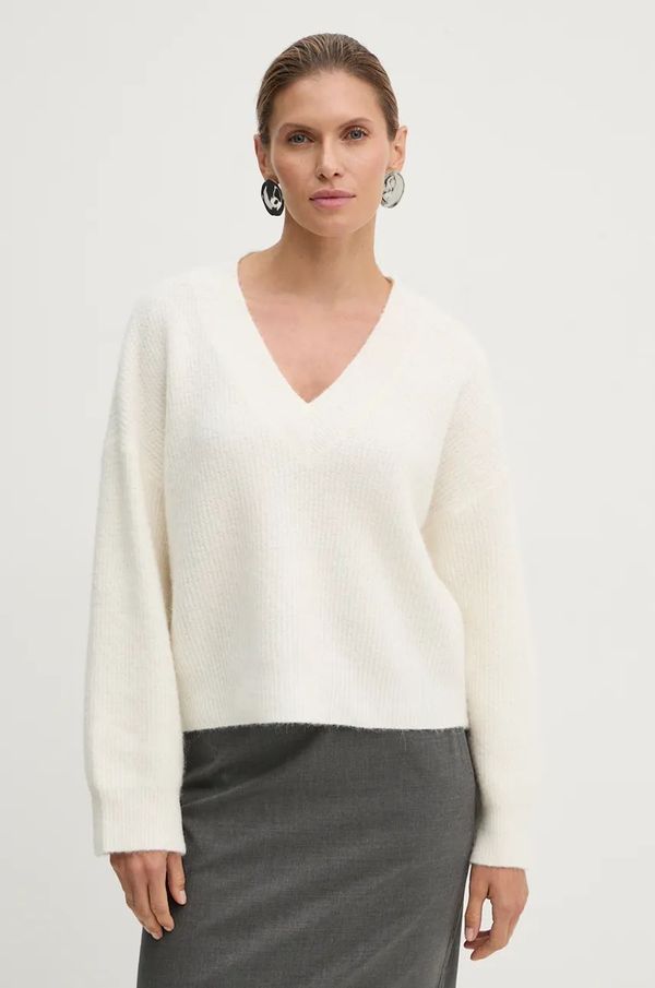 Gestuz Vuneni pulover Gestuz za žene, boja: bež, topli, 10909445