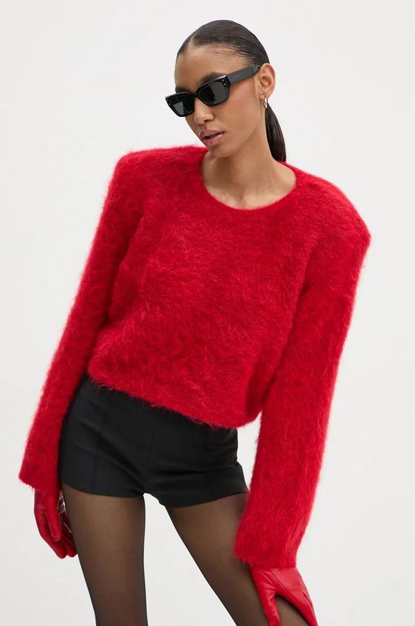 Gestuz Vuneni pulover Gestuz za žene, boja: crvena, 10908339